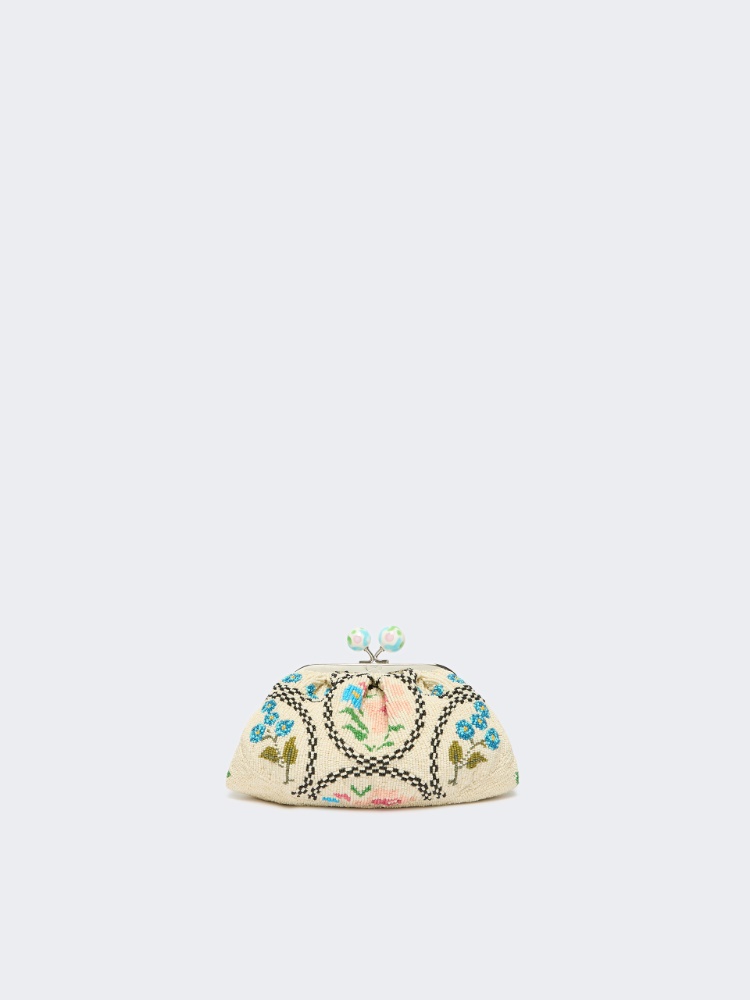 Extra-small Pasticcino Bag embroidered with beads - PINK - Max Mara - 3