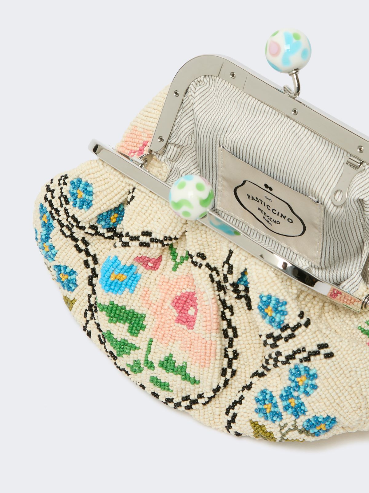Extra-small Pasticcino Bag embroidered with beads - PINK - Max Mara - 5