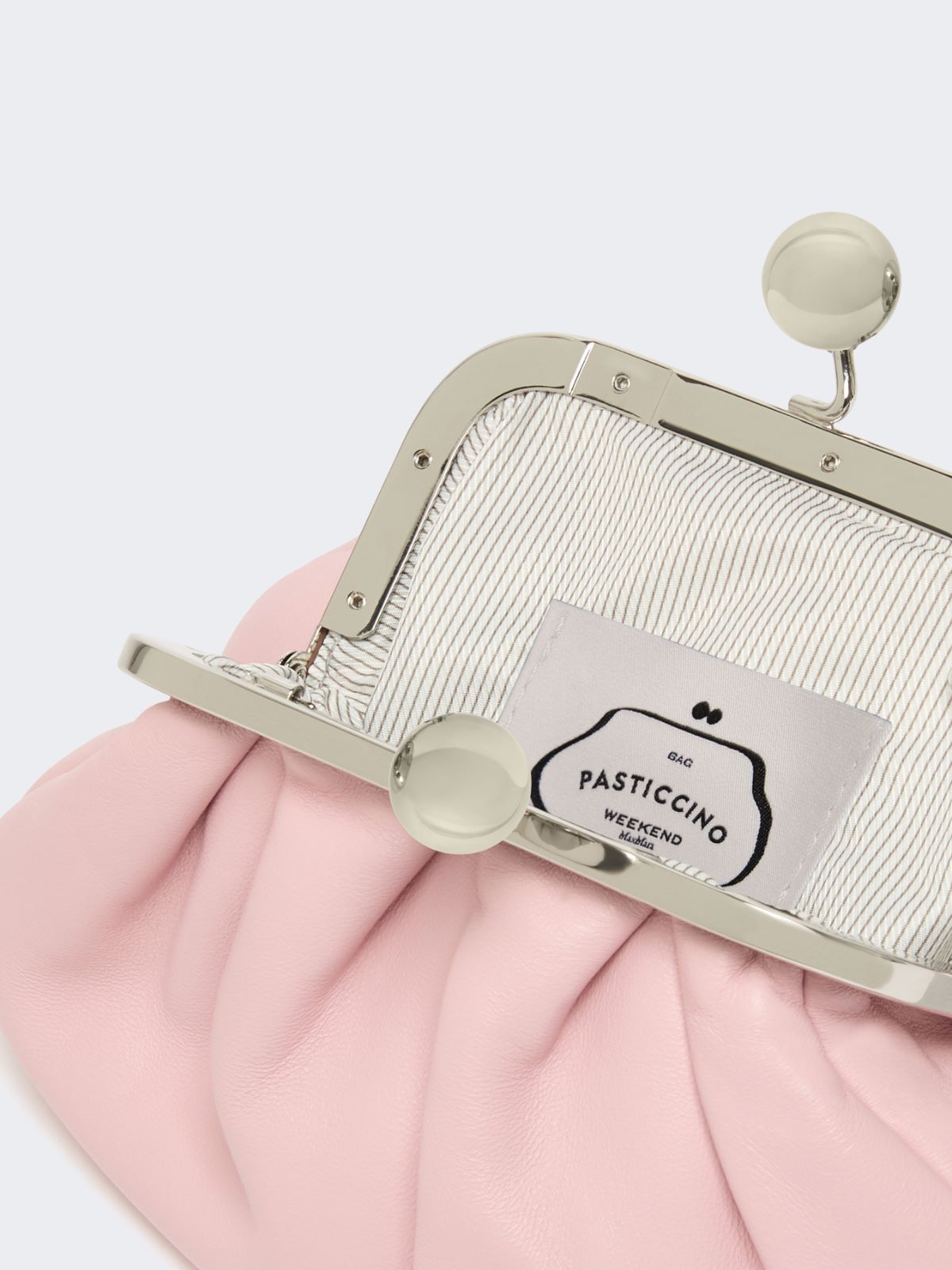 Extra-small Pasticcino Bag in shiny sheepskin - PINK - Max Mara - 5