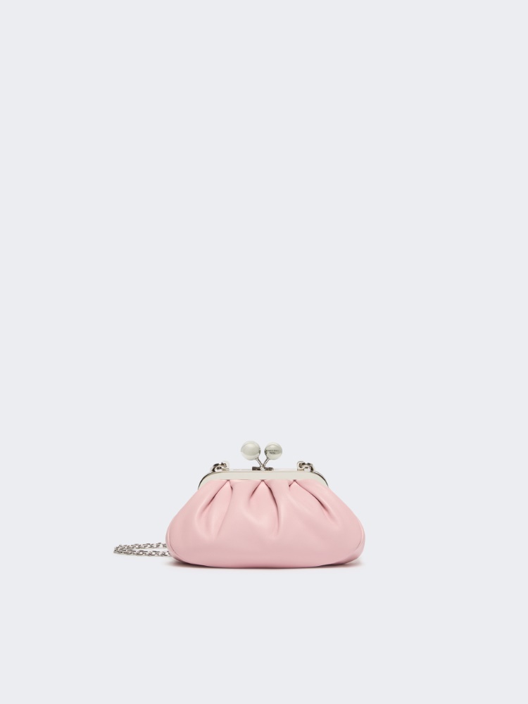 Extra-small Pasticcino Bag in shiny sheepskin - PINK