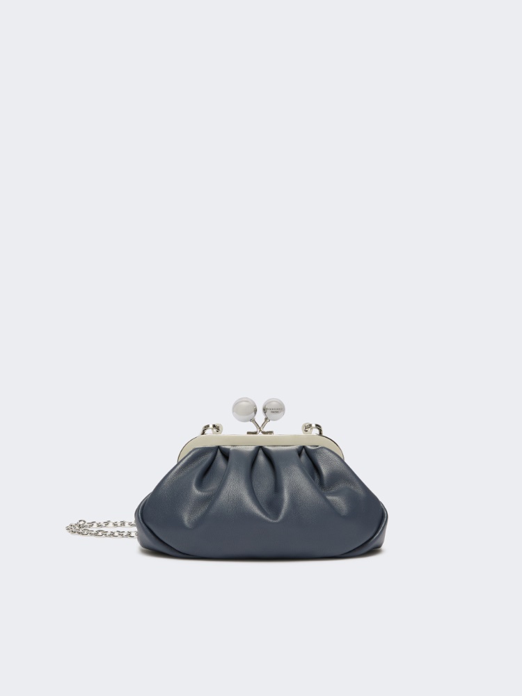 Extra-small Pasticcino Bag in shiny sheepskin - ULTRAMARINE
