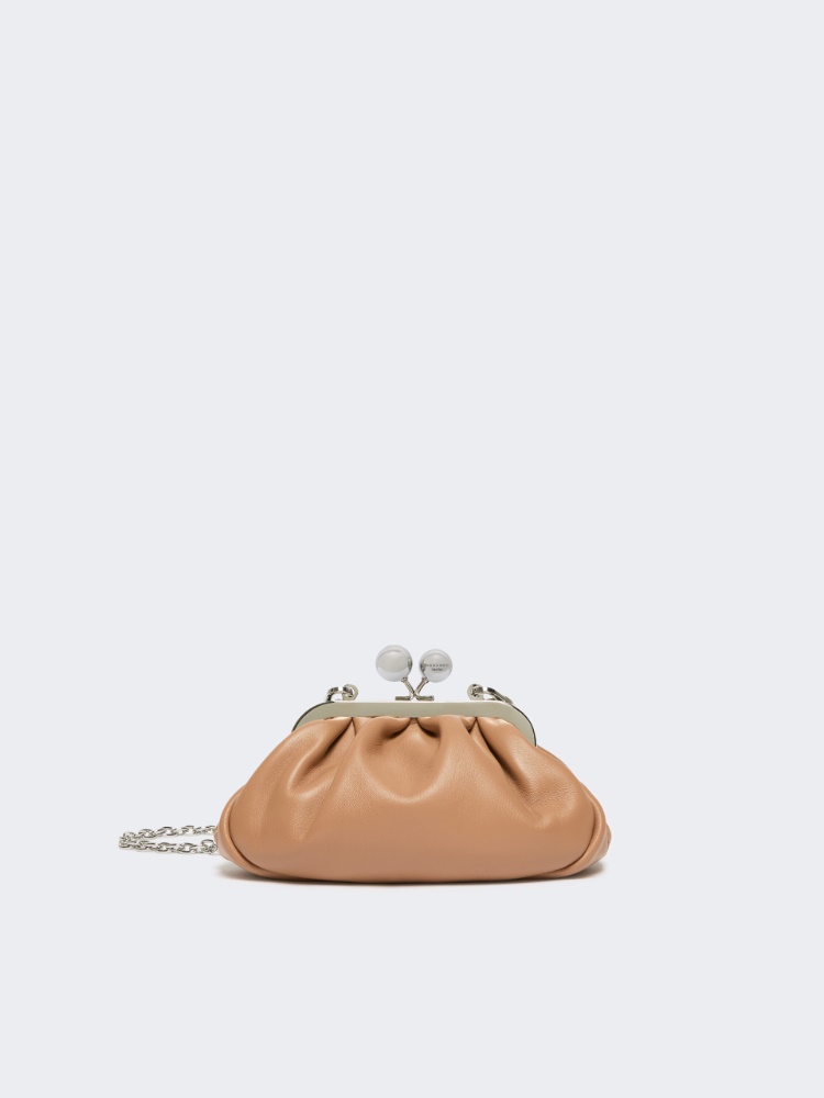 Extra-small Pasticcino Bag in shiny sheepskin - NUDO