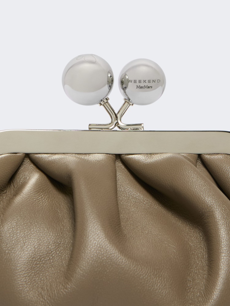 Extra-small Pasticcino Bag in shiny sheepskin - MUD - Max Mara - 4