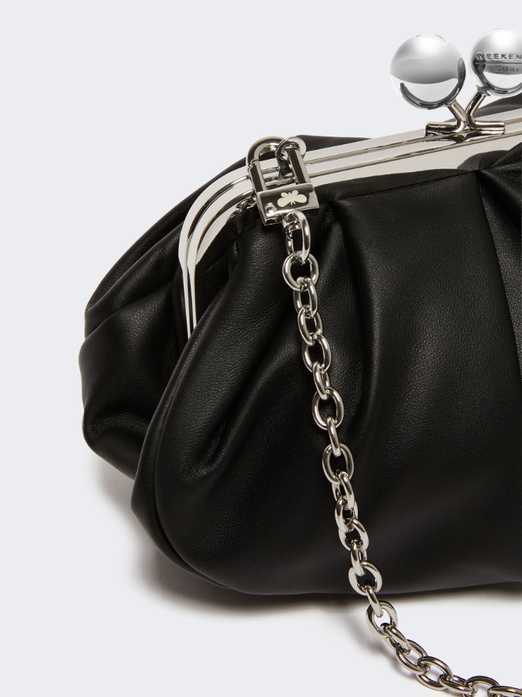 Small sheepskin Pasticcino Bag - BLACK - 3