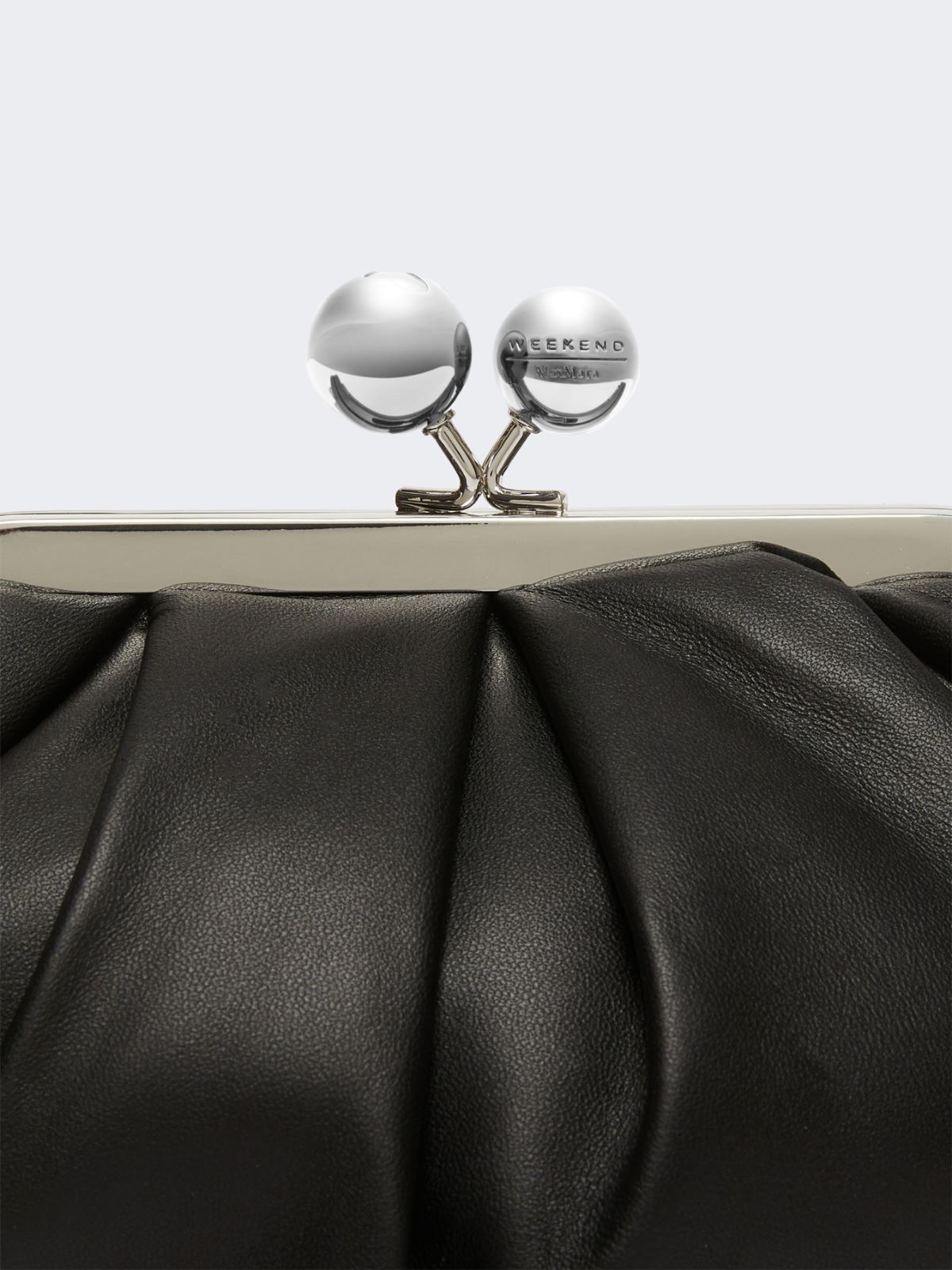 Small sheepskin Pasticcino Bag - BLACK - 4