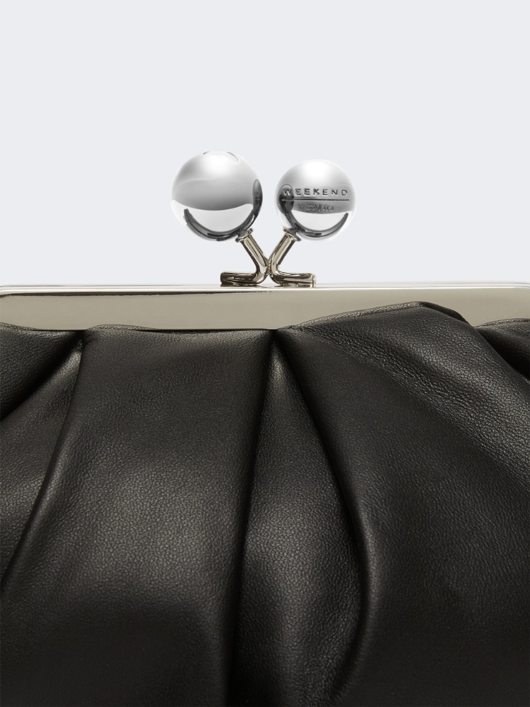 Small sheepskin Pasticcino Bag - BLACK - 4