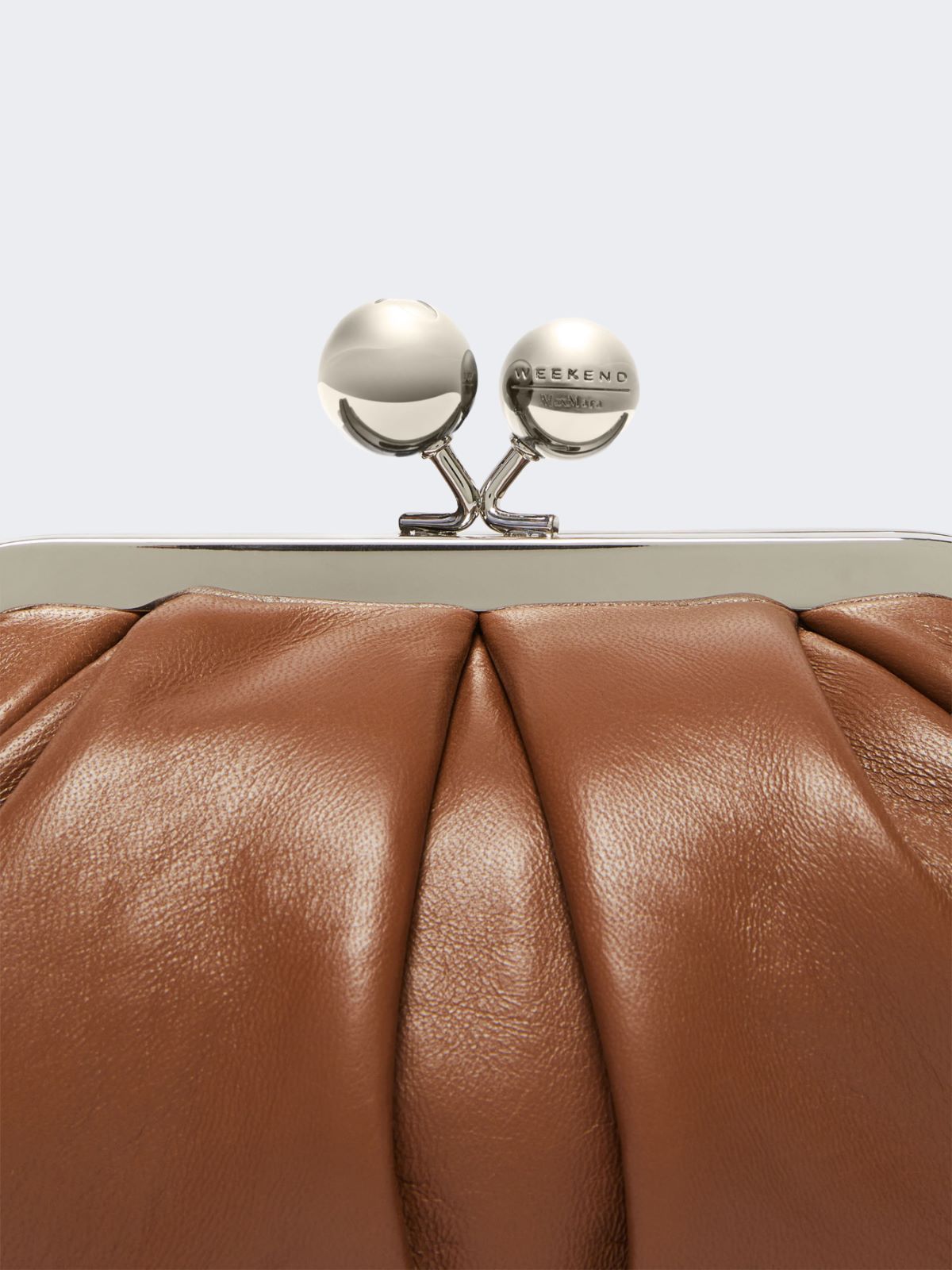 Small sheepskin Pasticcino Bag - TOBACCO - 4