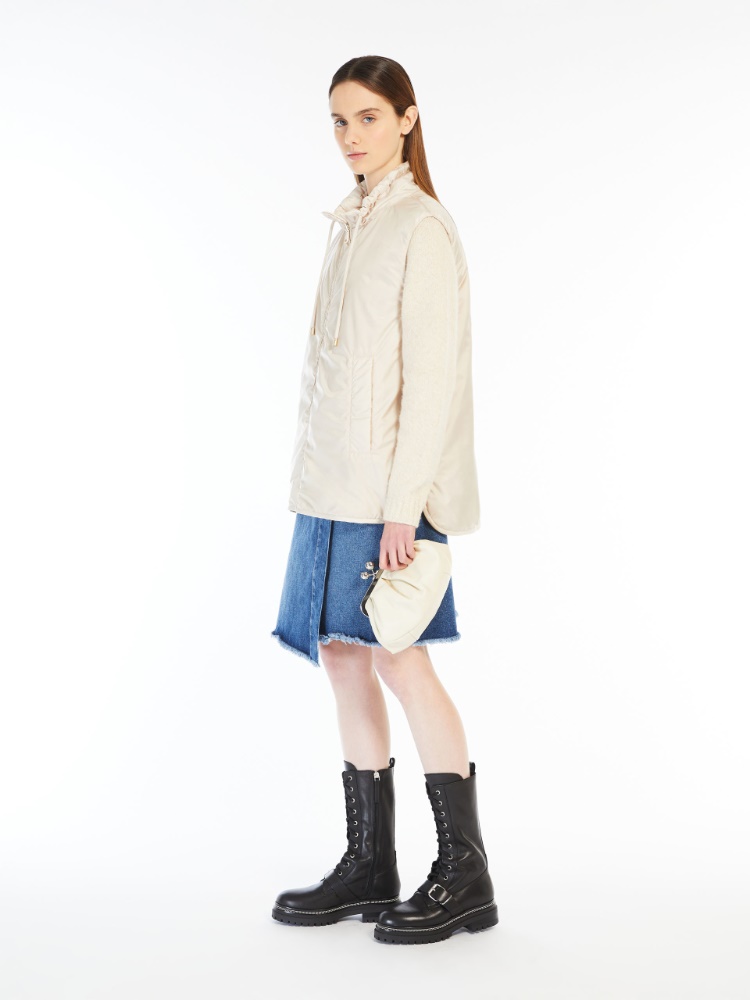 Small sheepskin Pasticcino Bag - IVORY