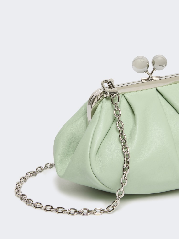 Small sheepskin Pasticcino Bag - PASTEL GREEN - 3
