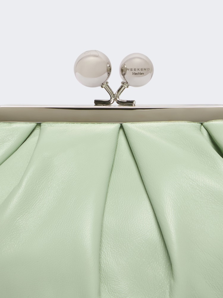Small sheepskin Pasticcino Bag - PASTEL GREEN - 4