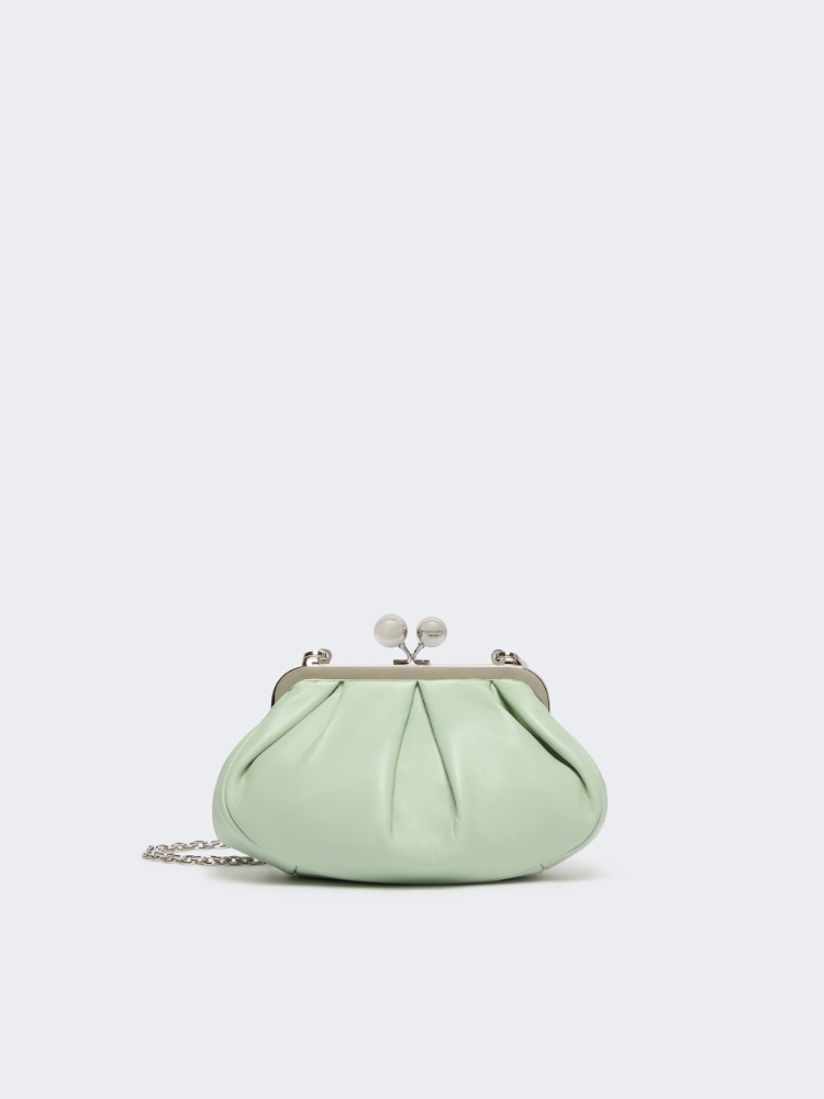 Small sheepskin Pasticcino Bag - PASTEL GREEN