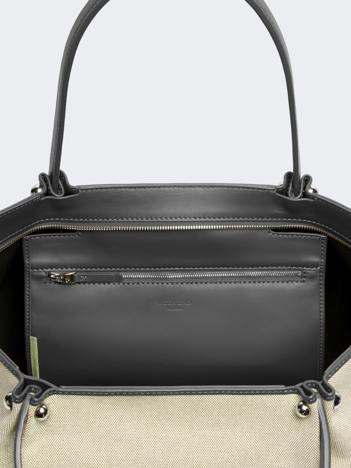 [ジェット] コットン キャンバス ショッピング バッグ - BLACK - マックスマーラ公式サイト - 5
