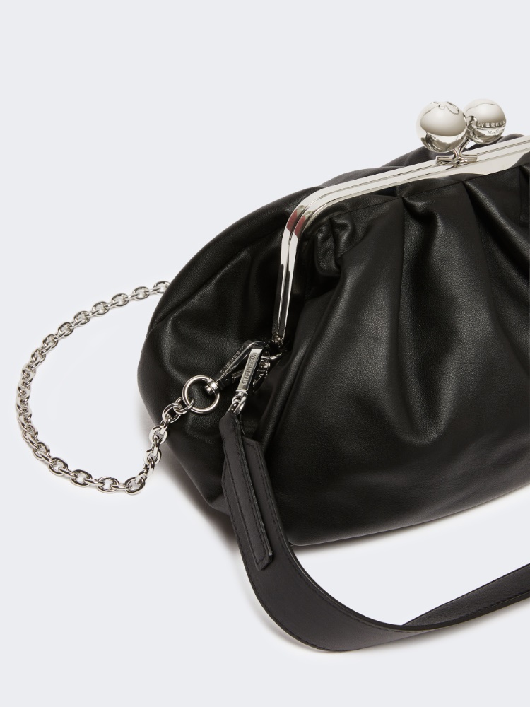 Medium sheepskin Pasticcino Bag - BLACK - 3