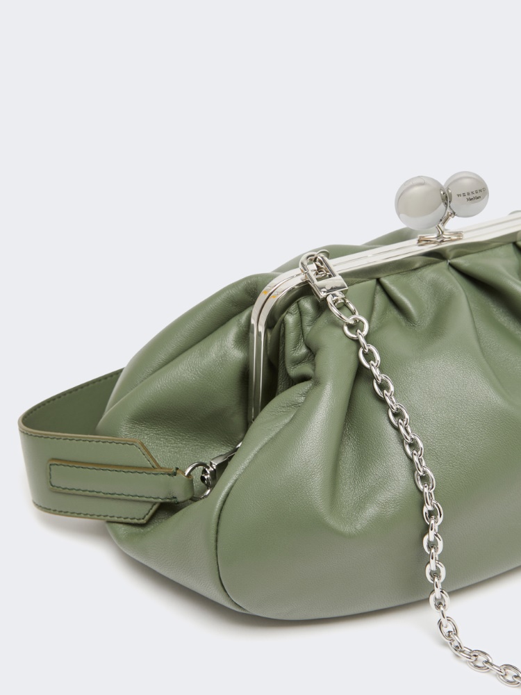 Medium sheepskin Pasticcino Bag - SAGE GREEN - 3