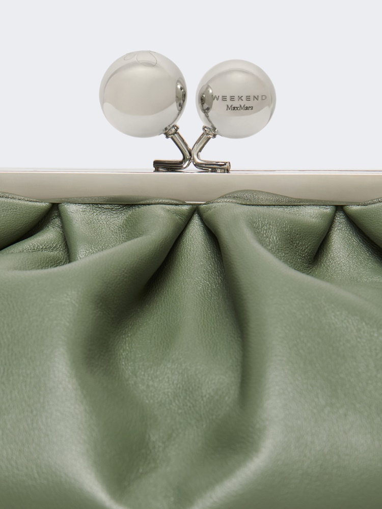 Medium sheepskin Pasticcino Bag - SAGE GREEN - 4