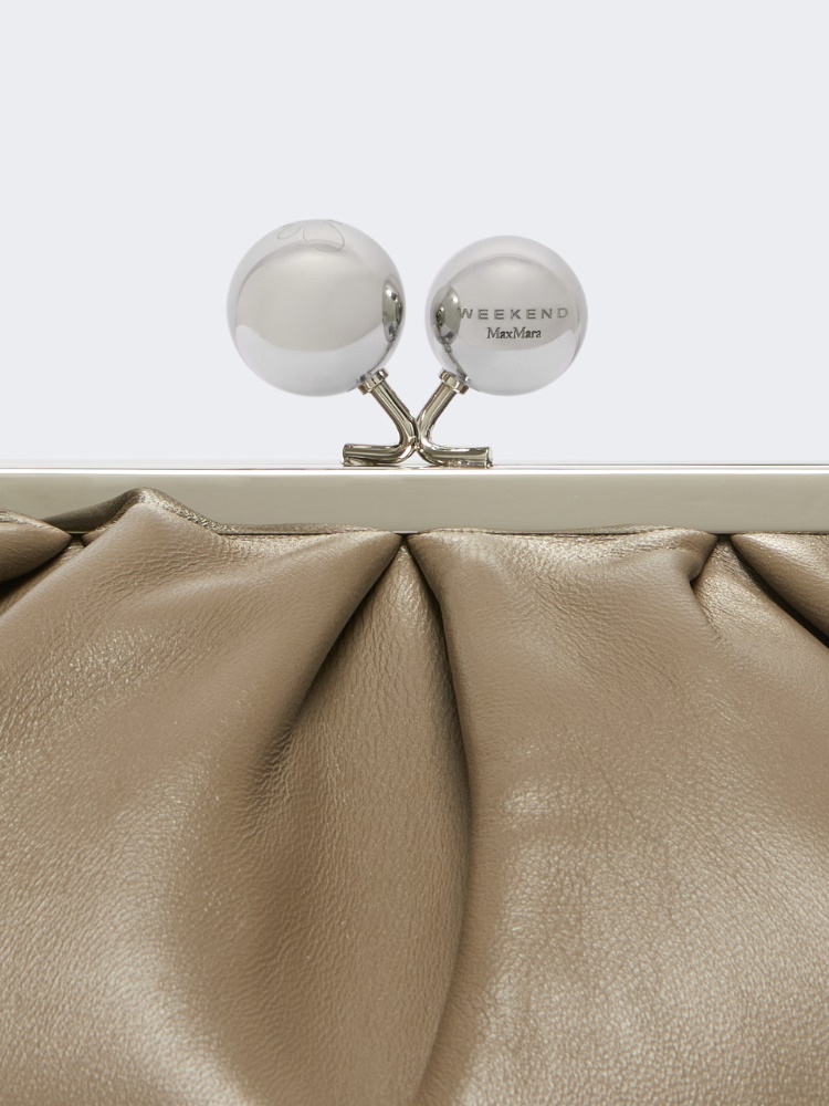 Medium sheepskin Pasticcino Bag - MUD - Max Mara - 5