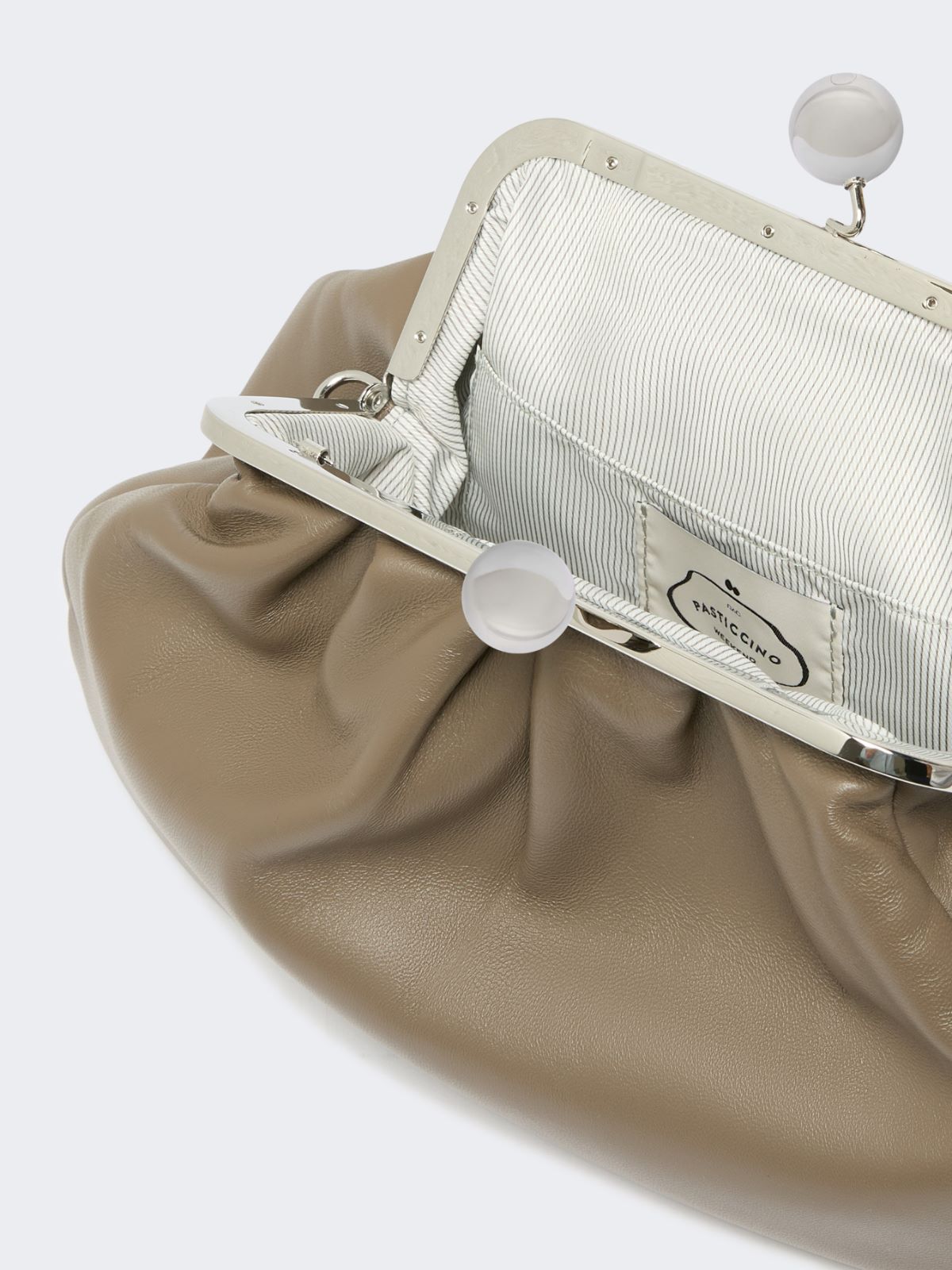 Medium sheepskin Pasticcino Bag - MUD - Max Mara - 6