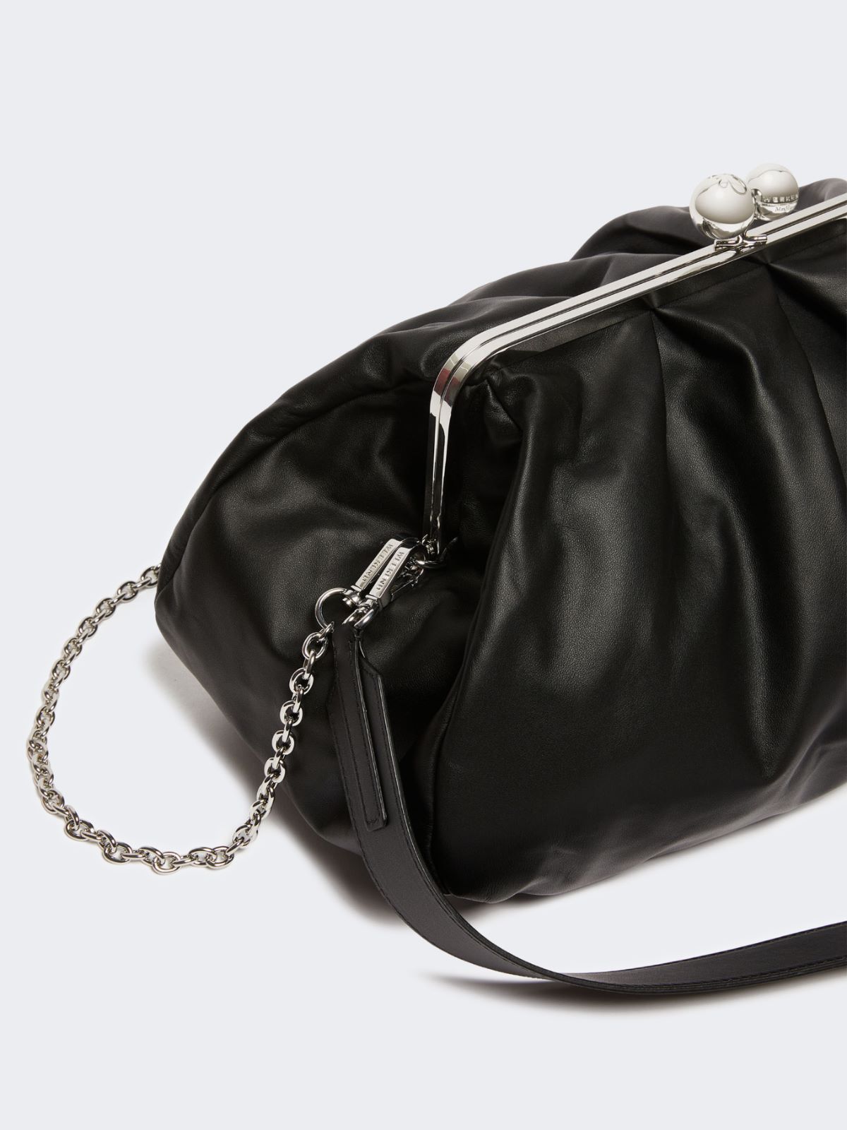 Large sheepskin Pasticcino Bag - BLACK - 3