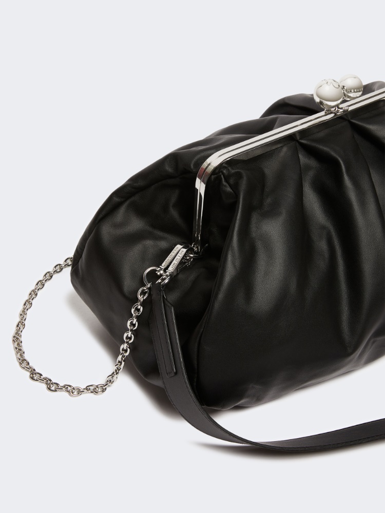 Large sheepskin Pasticcino Bag - BLACK - 3