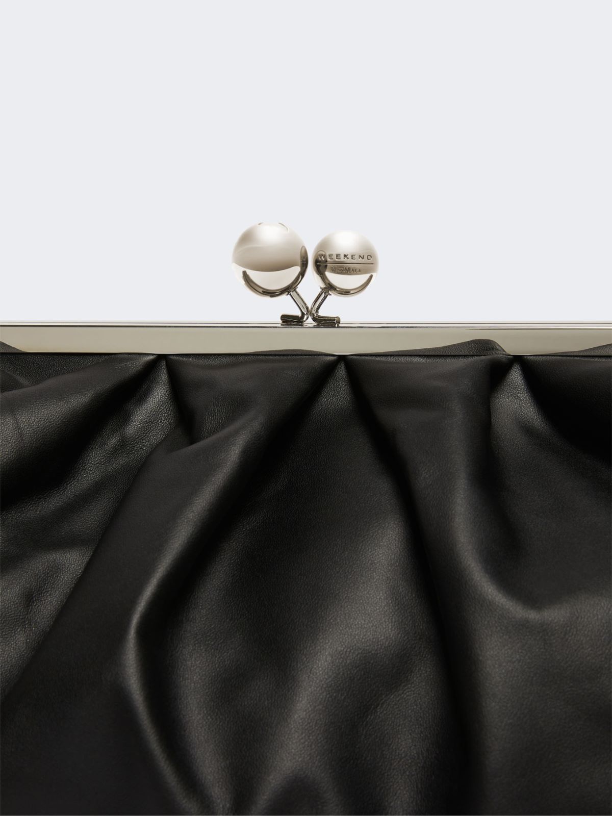 Large sheepskin Pasticcino Bag - BLACK - 4