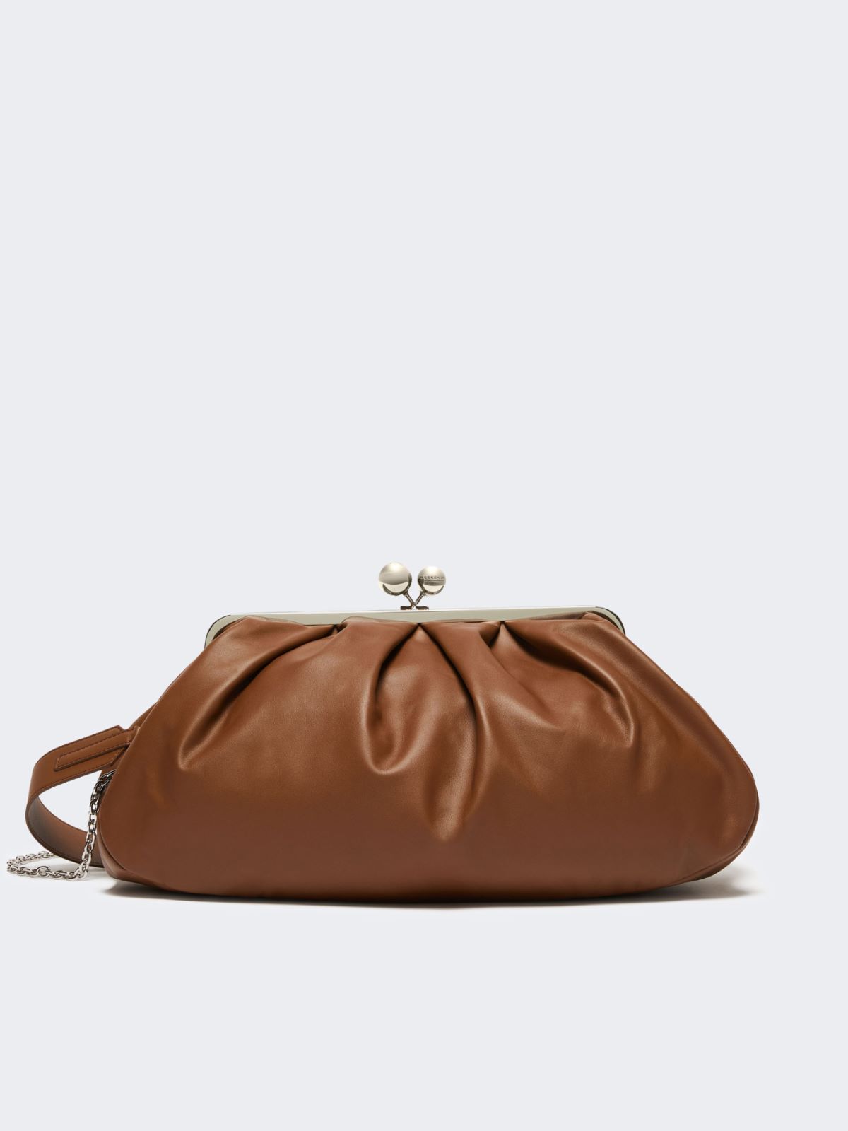 Large sheepskin Pasticcino Bag - TOBACCO