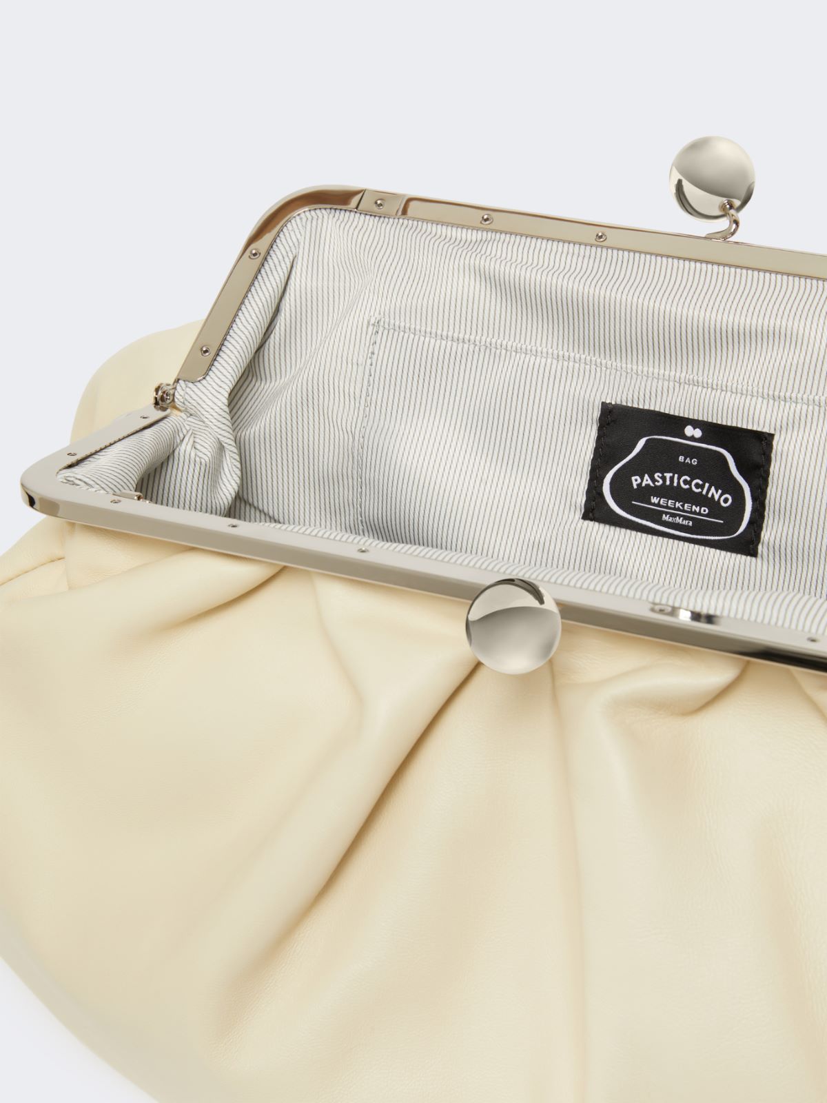 Large sheepskin Pasticcino Bag - IVORY - 5