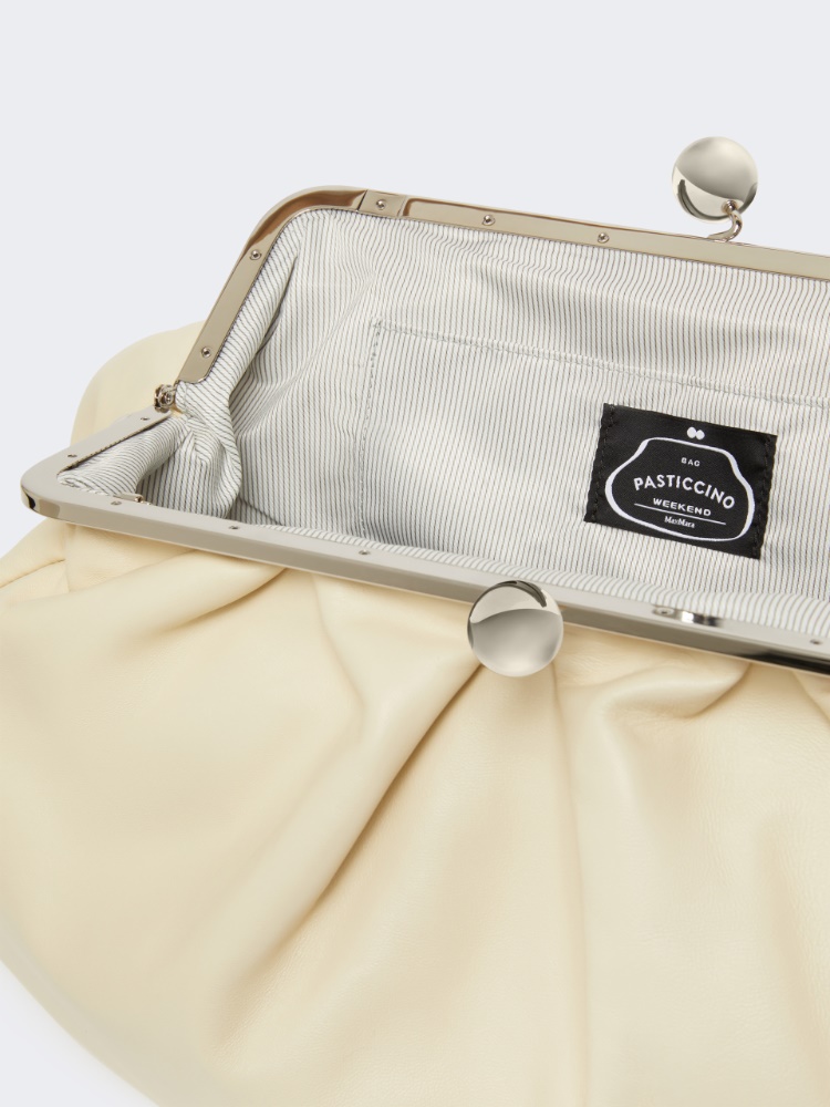 Large sheepskin Pasticcino Bag - IVORY - 5