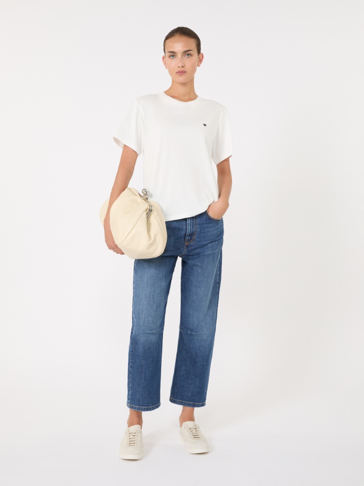 Large sheepskin Pasticcino Bag + IVORY - Max Mara