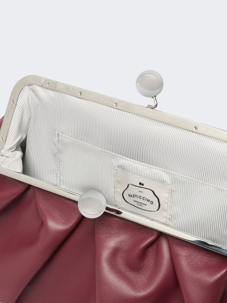 Large sheepskin Pasticcino Bag - RUBY - 5