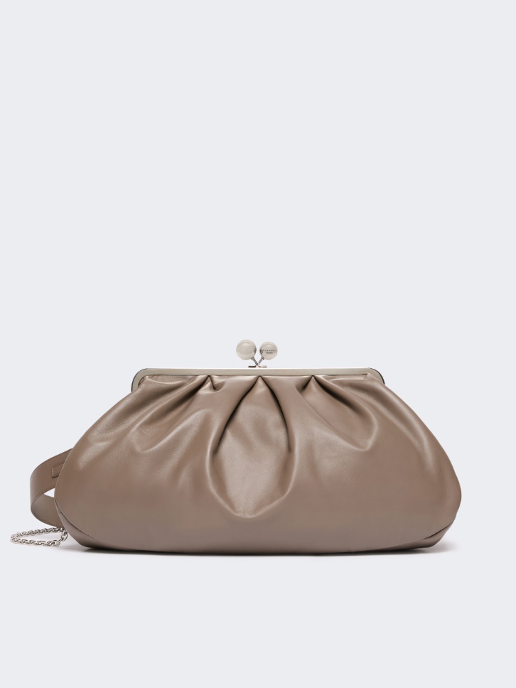 Torba Pasticcino Bag z kożuszka L - BŁOTNY
