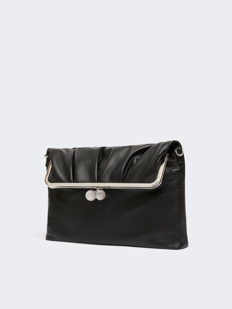 Clutch-style sheepskin Pasticcino Bag - BLACK - Max Mara - 2