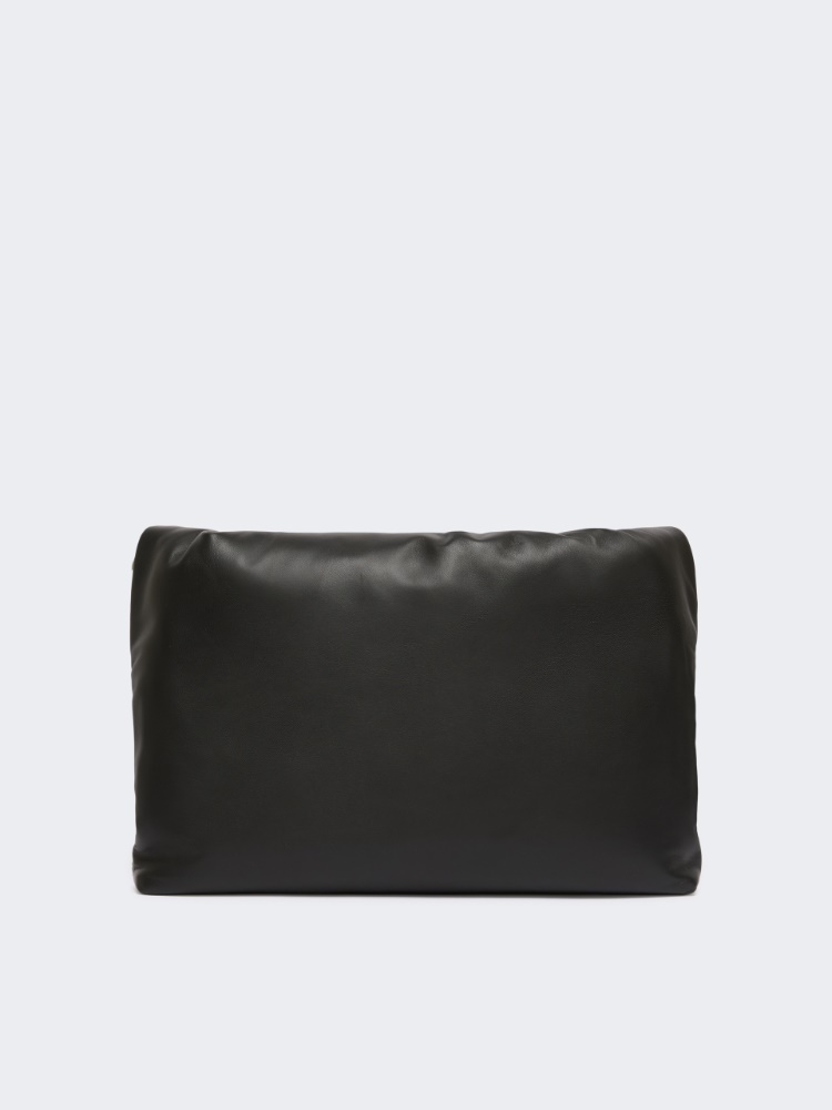 Clutch-style sheepskin Pasticcino Bag - BLACK - Max Mara - 3