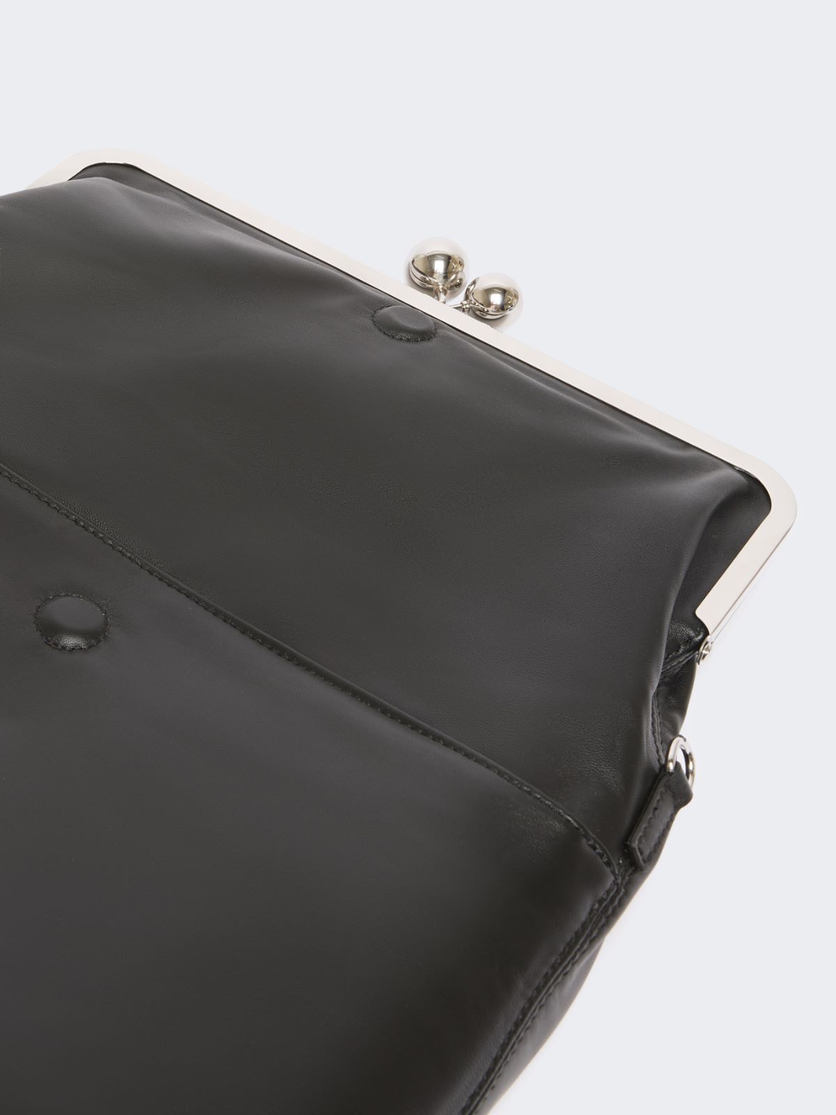 Clutch-style sheepskin Pasticcino Bag - BLACK - Max Mara - 5