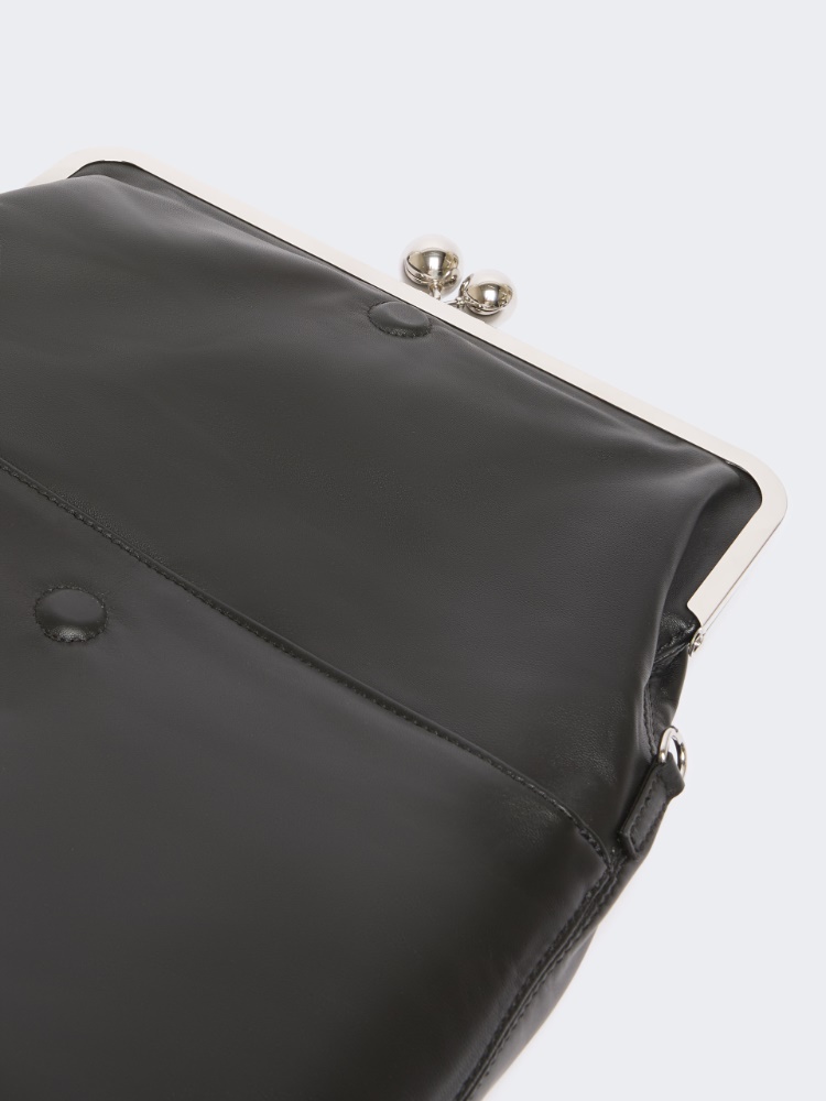 Clutch-style sheepskin Pasticcino Bag - BLACK - Max Mara - 5