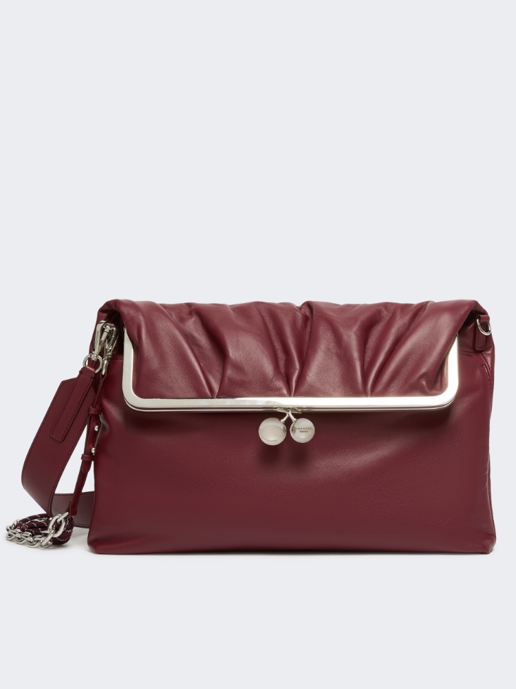 Busta Pasticcino Bag in montone - RUBINO - 1