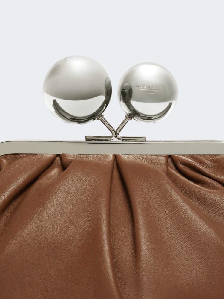 Medium sheepskin Pasticcino Bag - TOBACCO - 4