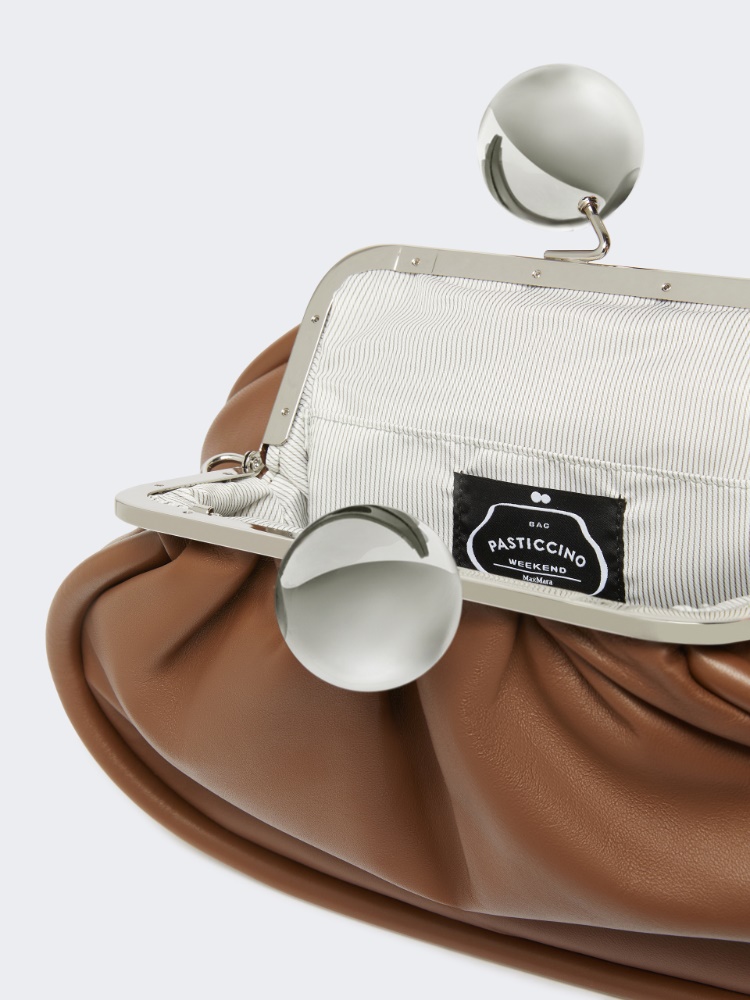 Medium sheepskin Pasticcino Bag - TOBACCO - 5