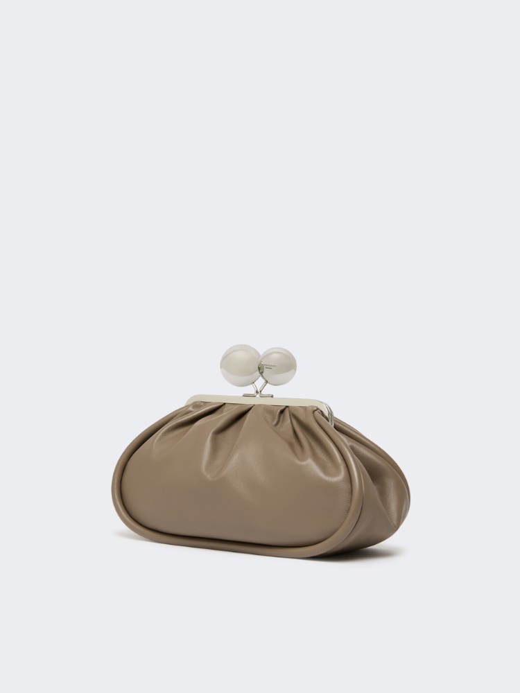 Pasticcino Bag medium in nappa lucida - FANGO - 2
