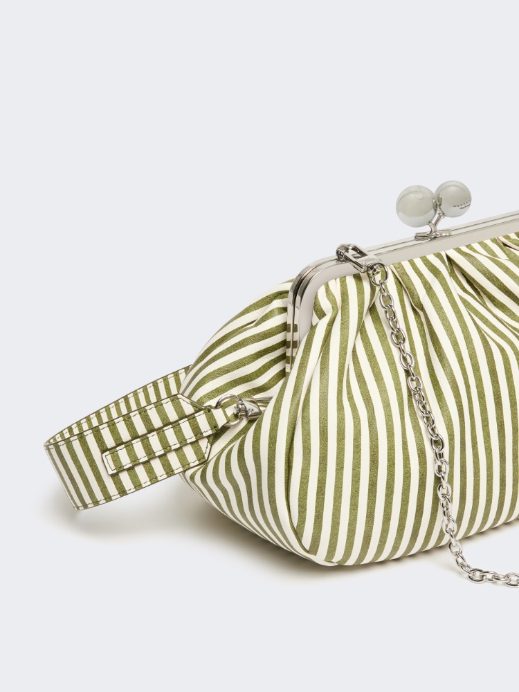 Medium Pasticcino Bag in printed nappa - OLIVE GREEN - 3