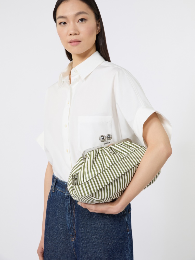 Medium Pasticcino Bag in printed nappa + OLIVE GREEN - Max Mara