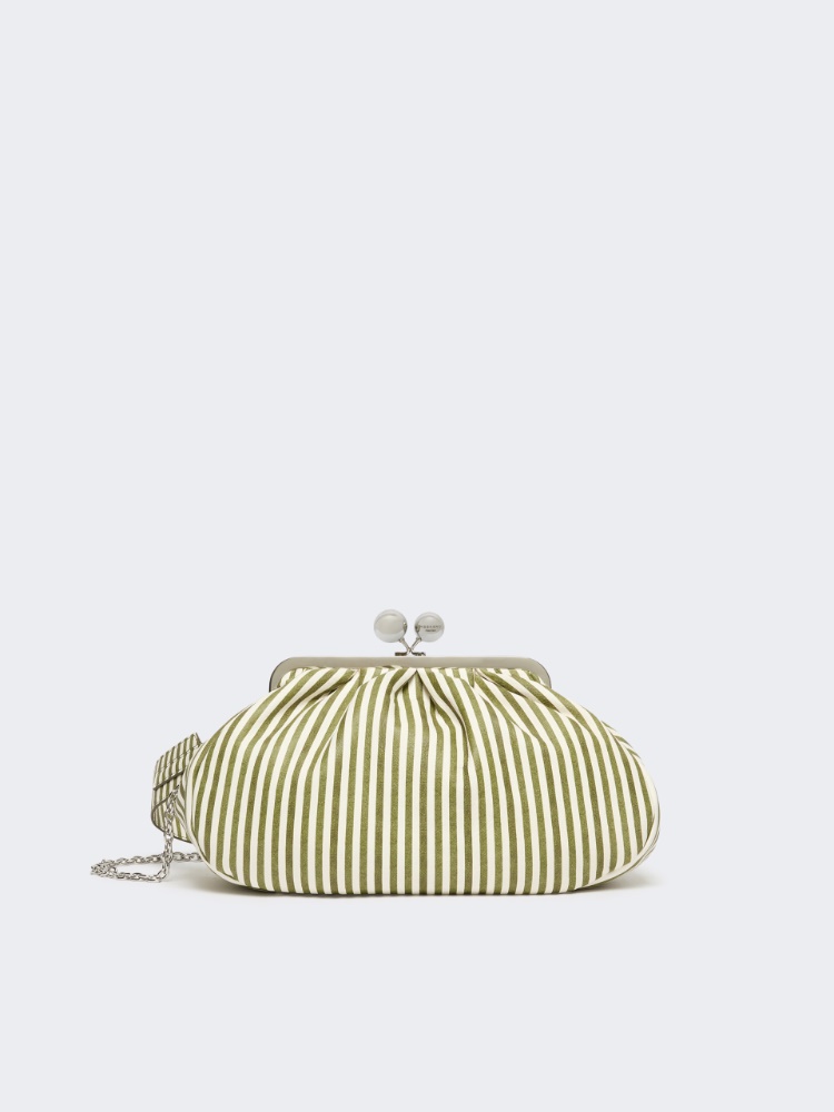 Medium Pasticcino Bag in printed nappa - OLIVE GREEN - 1