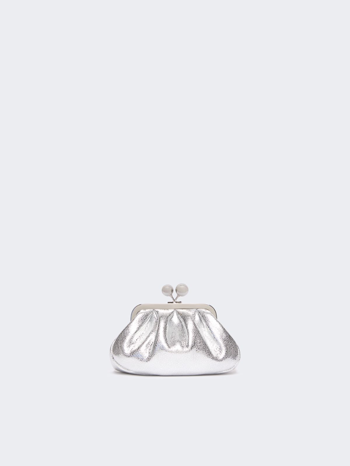 Extra-small Pasticcino Bag in metallic leather - SILVER - Max Mara - 3