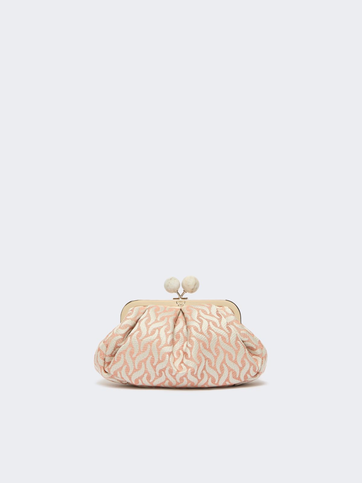 Kleine Pasticcino Bag aus Jacquard aus Leinen und Seide  - ROSA - Max Mara - 3