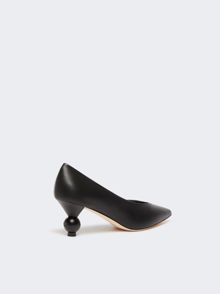 Nappa sheepskin court shoes - BLACK - Max Mara - 3