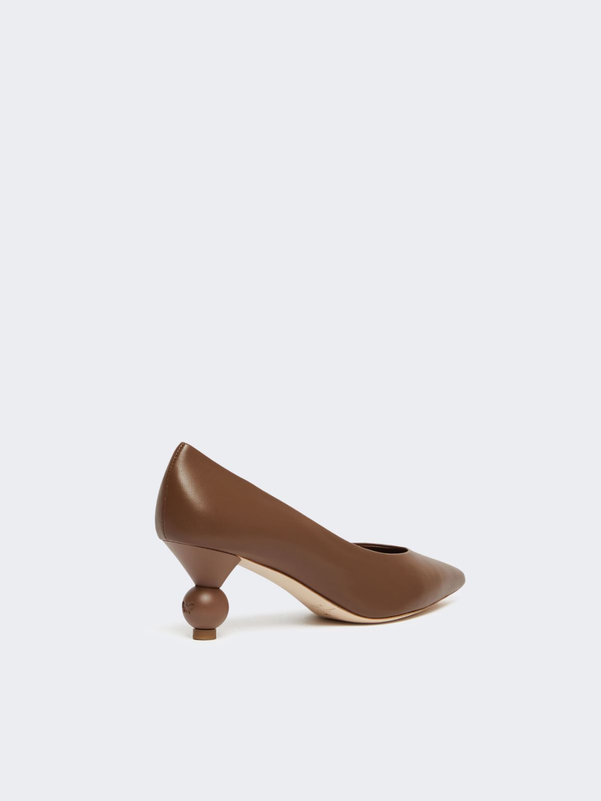 Nappa sheepskin court shoes - TOBACCO - Max Mara - 3