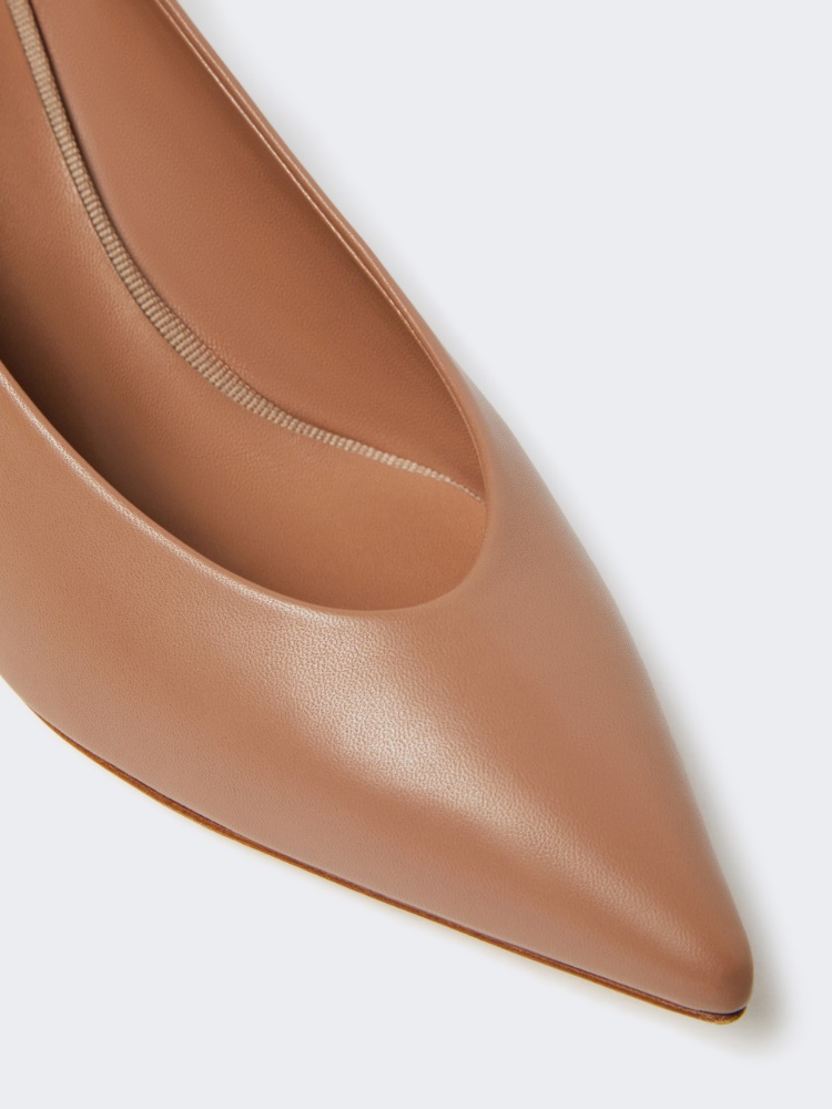 Nappa-finish sheepskin court shoes - NUDO - 3