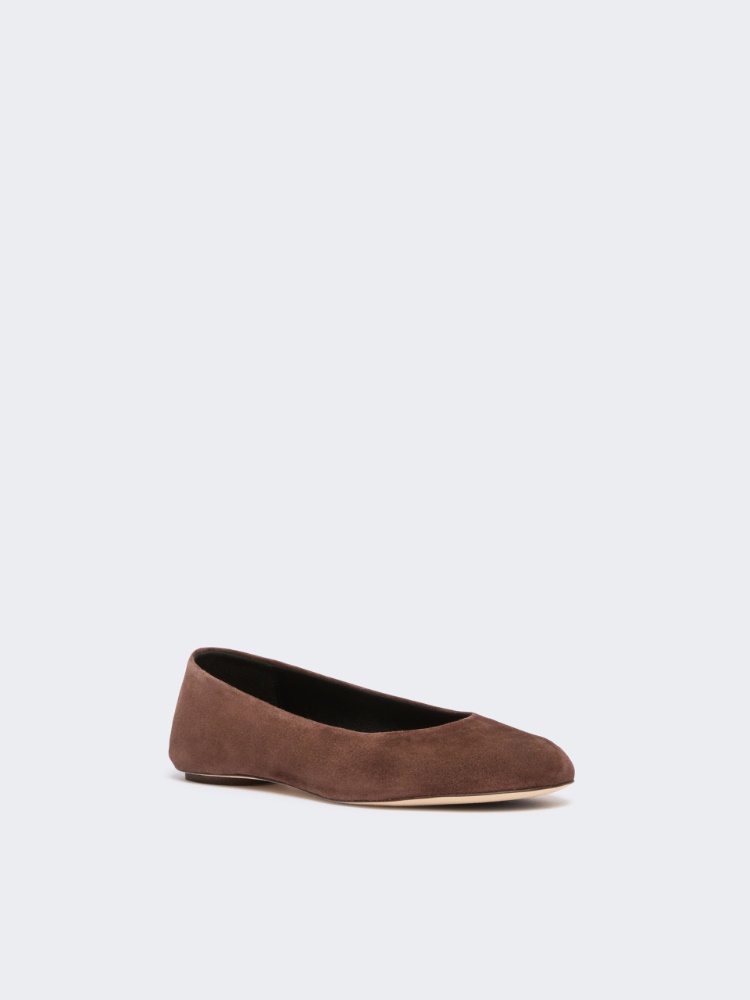 토디스웨이드 레더 플랫슈즈 - CHOCOLATE - Max Mara - 2