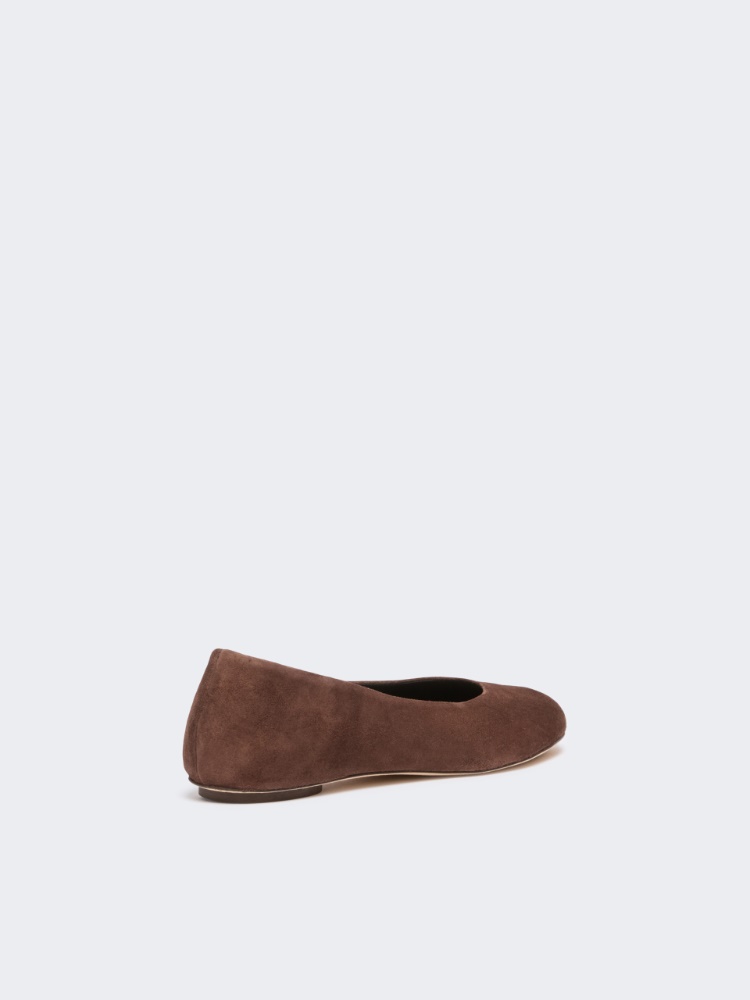 토디스웨이드 레더 플랫슈즈 - CHOCOLATE - Max Mara - 3