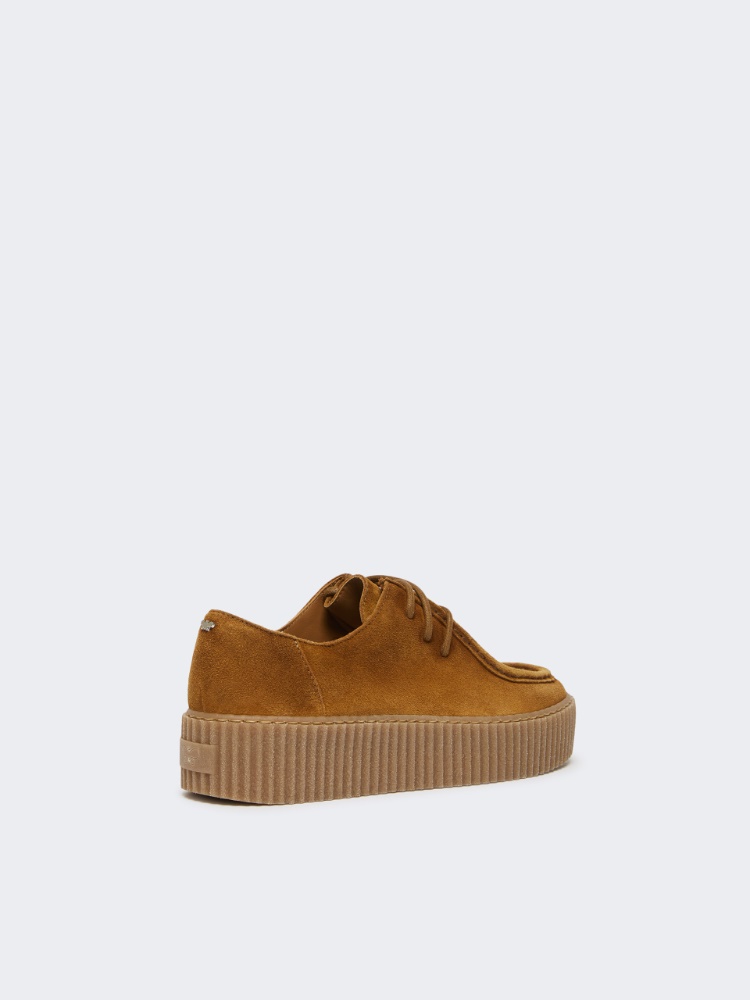 Low suede ankle boots - TOBACCO - Max Mara - 3
