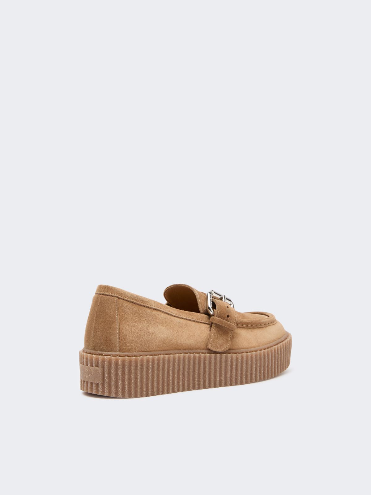 Split-leather loafers - HONEY - Max Mara - 3